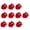 Red, variant on Drrntien 10 Pieces Heart Shaped Lip Balm Container With Mirror Leakproof Lightweight Cosmetic Organizer For Travel and Home Use