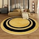 thumbnail image 1 of Home Cloakroom Round Carpet Thickened Anti-slip Mat Modern Style Carpets for Living Room Light Luxury Bedroom Decor Washable Rug My Lux Decor Round, 1 of 12