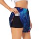 thumbnail image 1 of Balery Deep Sea Glowing Fishes Pantalones cortos deportivos para mujer con forro y dos bolsillos, elásticos, para entrenamiento, gimnasio, yoga-X-Large, 1 of 7