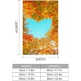 thumbnail image 2 of Dreamtimes Poster Prints Wall Paper Art Decor Autumn forest orange 24x36 inch Photo Picture Poster for Home Bedroom Living Room Kitchen, 2 of 7