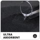 thumbnail image 3 of Alfombra de baño Bosap de goma ultrafina para baño, 43 x 68 cm, color negro, 3 of 6