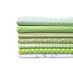 thumbnail image 5 of sweethay serie verde 7 unids/set paquetes de tela tela de algodón con estampado de flores tejido de costura 50x50cm Type3 NO3, 5 of 5