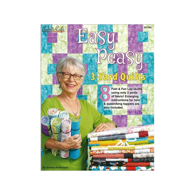 Edredones Book Fabric Cafe Easy Peasy de 3 yardas Bk 3, color marrón