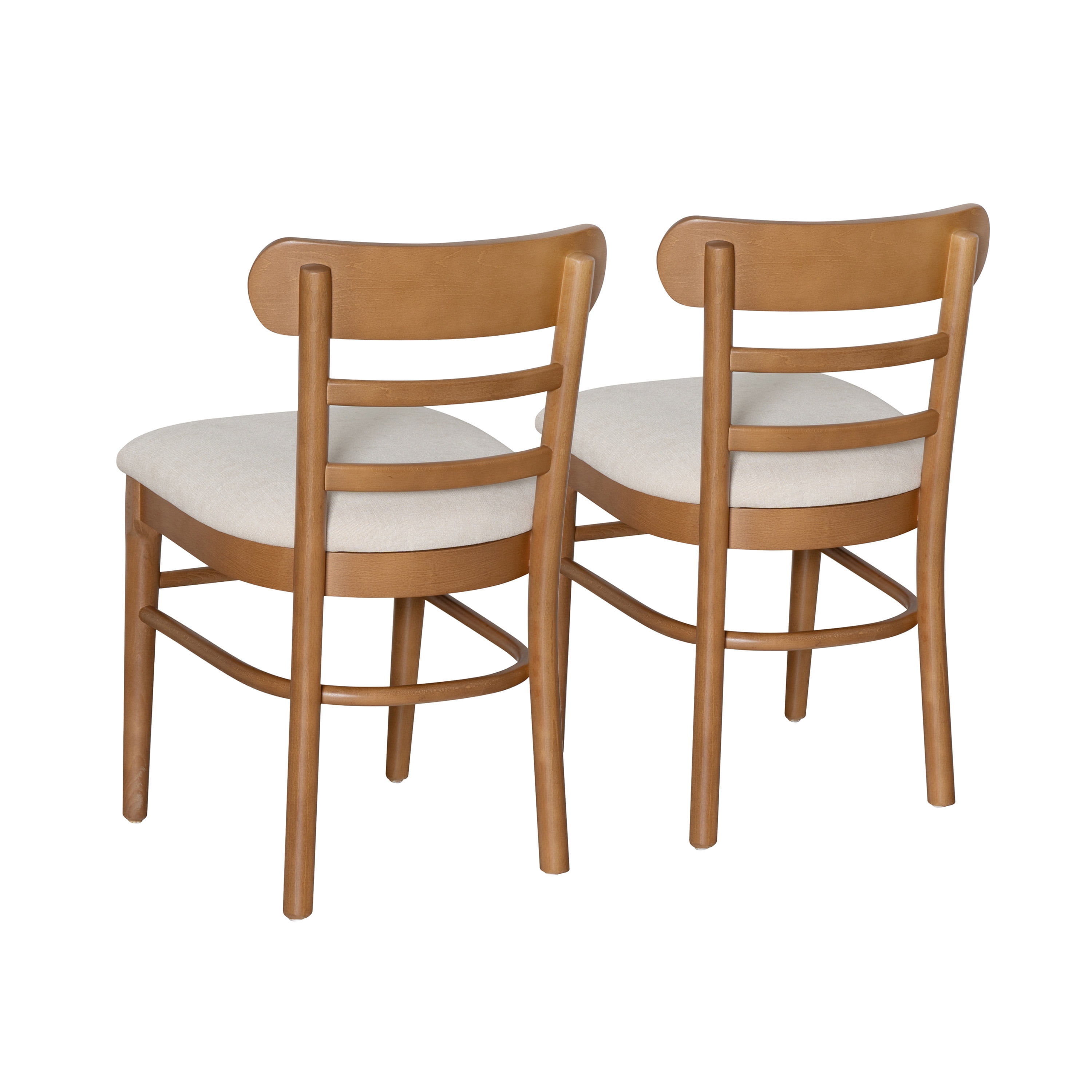 Linon Tuttle Chair Brown Gray Set Of 2