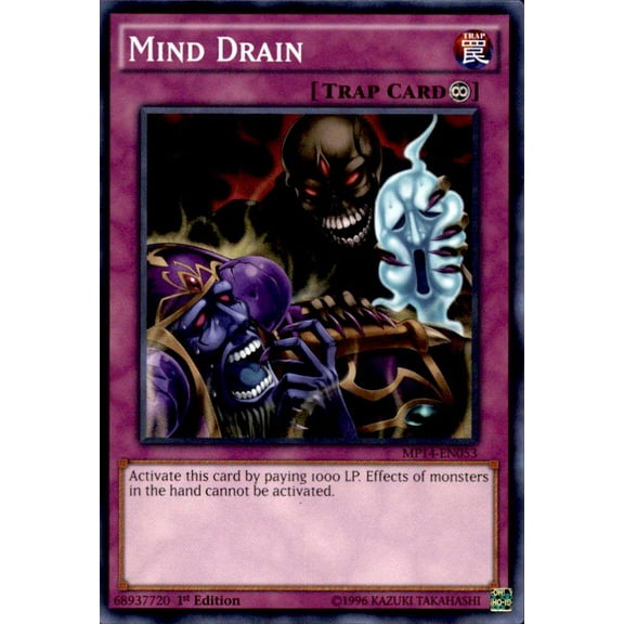 YuGiOh 2014 Mega Tin Common Mind Drain MP14-EN053