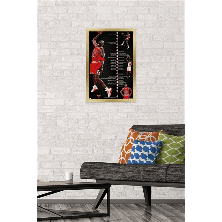 Michael Jordan - Jersey Wall Poster, 14.725 x 22.375 