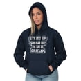 thumbnail image 4 of Inspirational Saying Stand Up Show Up Unisex Plus Fleece Graphic Hoodie Brisco Brands 4X, 4 of 4