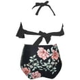 thumbnail image 3 of BOBOGOJP Girls Bathing Suits 2 Piece Swimsuit Kids Bikini Set Swimwear Black, Size 5-6 Years, 3 of 5