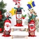 thumbnail image 2 of Funda de punto de Papá Noel para botella de vino, alce, muñeco de nieve, vino tinto, champán, paño para botella, decoración de Feliz Navidad, Feliz Año Nuevo, 2024, 2 of 5