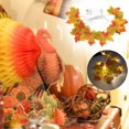 thumbnail image 2 of Moocorvic Thanksgiving Leaves Maple Leaf Lights String Garden Party Room Ins Decorative Lights 20 Lights, 2 of 5