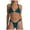 C570/Green, variant on XIYON Womens Bikini Sets High Cut 2Pcs Thong Swimsuit Tie Knot Ruched Swimwear Vacation Outfits Swimwear 2026