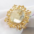 thumbnail image 1 of ZiDeTang 60pcs Rhinestone Metal Napkin Ring Acrylic Napkin Holder, 1 of 4