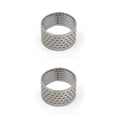 thumbnail image 2 of bedienty Knitting Rings Finger for Protection Thimble Adjustable Sewing Loop Specially-designed Crochet Tools for Home Yarn Crafts Thicken Silver Ring 2Set, 2 of 6