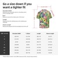 thumbnail image 5 of Kdxio Men'S Hawaiian Shirt For Men Short Sleeve Shirt Watercolor Blooming Cactus Summer Casual Holiday Beach Button Down T-Shirts, 5 of 5