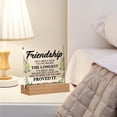 thumbnail image 6 of Friendship Gifts for Friends - Friendship Gift for Men Women Friends - Friendship Gift Ideas - Friendship Clear Desk Decorative Sign Home Decor Friends Acrylic Sign, 6 of 7