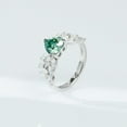 thumbnail image 2 of 1.2 Carat Moissanite Rings for Women D Color VVS1 925 Sterling Silver Heart Cut Moissanite Engagement Rings Lab Diamond Wedding Bands Simulated Diamond Rings, 2 of 5