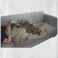thumbnail image 6 of Cars Soft Flannel Fleece Blanket, Classic Retro Car Design Early Prototypes of Automobile Semi Convertible Old School, Cozy Plush for Indoor and Outdoor Use, 70" x 90", Beige Sepia, by Ambesonne, 6 of 6