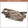 thumbnail image 4 of MMYGU Vintage Shoulder Bags for Women Genuine Leather Casual Crossbody Designer Handbags and Purses Fashion Outdoor Satchel, 4 of 7