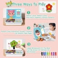 thumbnail image 3 of Magnetic Puzzle Learning Building Block Toys, Puzzle On The Front, Drawing On The Back, Enhances Creativity and Learning Portable & Easy Storage, 3 of 7