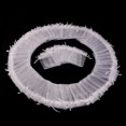 thumbnail image 3 of Foxnovo 100pcs 7 * 9cm Bolsas de regalo de organza con cordón Bolsas de favor de boda Bolsas de joyería (Blanco), 3 of 4