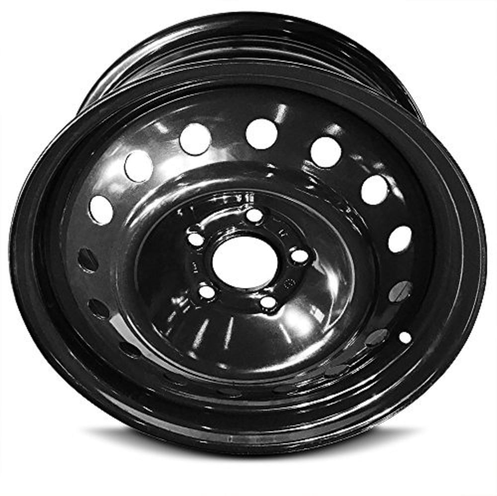 Exact OEM Replacement Road Ready Car Wheel For 2000-2007 Ford Taurus 2000-2005 Mercury Sable 16 Inch 5Lug Black Steel Rim Fits R16 Tire Full-Size Spare 