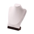 thumbnail image 5 of yotijay Necklace Display Chain Bust Stand Holder Decoration Stylish Elegant Jewelry Bust Beige Velvet, 5 of 9
