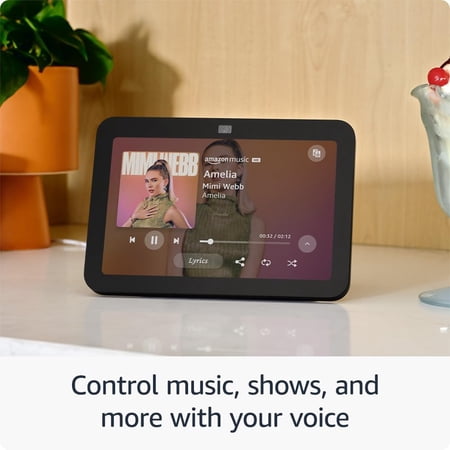 Amzn_echo_ Show 8 (3rd Gen, 2023 release) | With Spatial Audio, Smart Home Hub, and Alexa | Charcoal