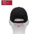 thumbnail image 4 of Outdoor Cap -Adult Mountain Dad Hat-Unstructured Soft Cotton Cap, Black, One Size, 4 of 9