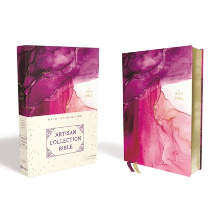 NRSV, Artisan Collection Bible, Cloth Over Board, Pink, Art Gilded Edges, Comfort Print (Hardcover)