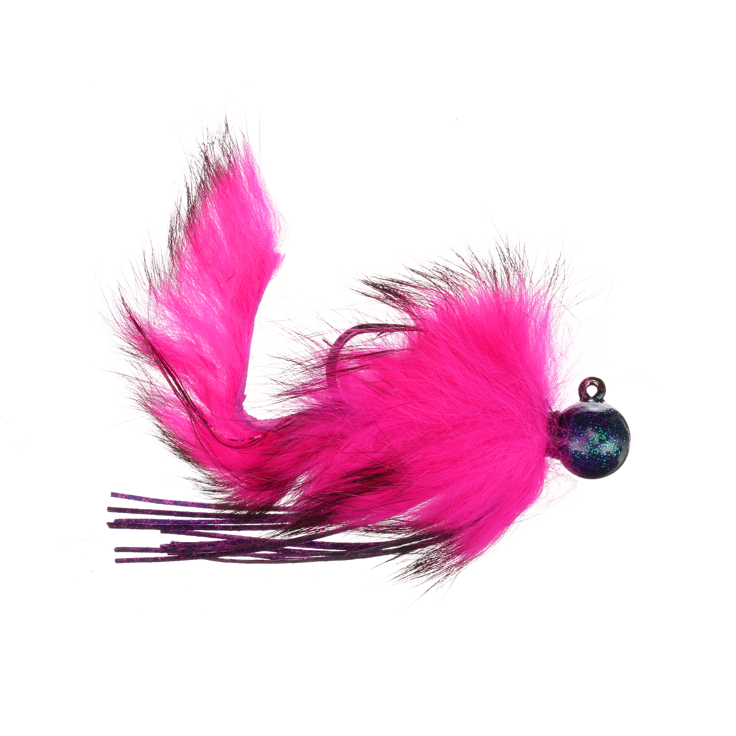 (2 pack) AEROJIG SALMON TWITCHING JIG - PNK/BLK 1/2 OZ