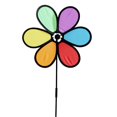 thumbnail image 1 of Molinillos de viento de decoración molinetes de flores de tela para jardín al aire libre patio de césped Hugtrwg  Para estrenar, 1 of 5
