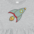 thumbnail image 4 of Inktastic Rocket Girls Baby Dress, 4 of 5