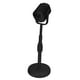 thumbnail image 5 of Modelo de micrófono antiguo de simulación con base estable y varilla de soporte, juego de accesorios de micrófono de estilo retro para fotografía, color negro, 5 of 12