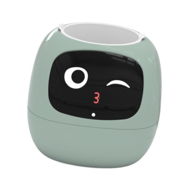 Macetero inteligente para mascotas, configuración de escritorio, decoración de regalo, florero, macetero AI para mesa centro de mesa, escritorio y Verde