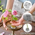 thumbnail image 3 of Uxcell 2Pcs Florero de Espinas, Floreros Florales Redondos de Acero Inoxidable, Herramienta Fija para Arreglos Florales (Plata, 0.1"), 3 of 4