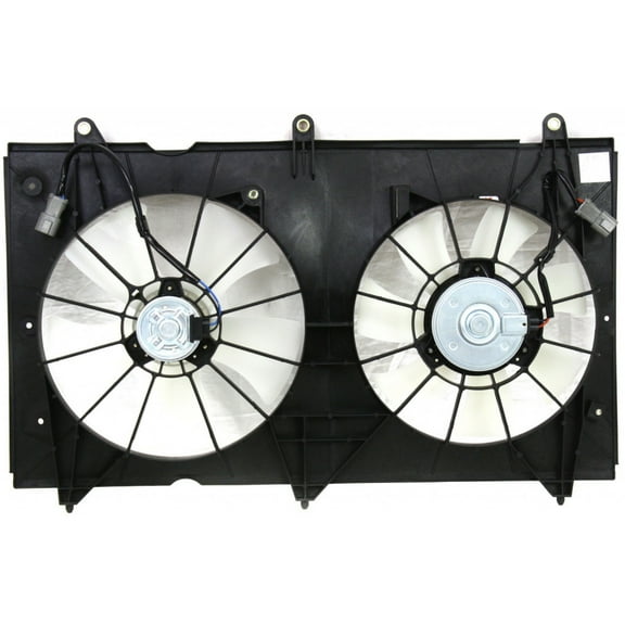 For Honda Accord Sedan / Coupe Cooling Fan Assembly for Radiator / A/C Condenser 2003 04 05 06 2007 L4 For HO3115121 | 19015-RAA-A01