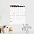 thumbnail image 6 of large wall calendar 12 month 2027, Coil Bound 2027 Wall Calendar with Hanging Hole, Writable Daily Grid Calendar for Tracking Appointments and Important Events, 6 of 7