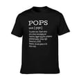 thumbnail image 3 of Pops Definition Grandpa Father's Day Gifts - Men T-Shirt T-Shirt, 3 of 9