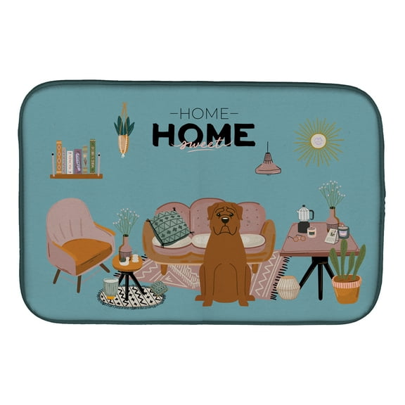 Dogue de Bourdeaux Sweet Home Dish Drying Mat