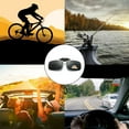 thumbnail image 3 of 2PCS Polarized Clip on Glasses Polarized Lens Clip Glasses Clip-on Sunglasses Anti Glare Vision Polarized Clip UV400 Rimless Flip Up Anti Glare Driving Glasses + Glasses Holder for Car Sun Visor, 3 of 7