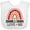 AA-White, variant on Inktastic Grammy and Grampy Love Me Grandchild Rainbow Girls Baby Bib