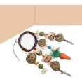thumbnail image 6 of 1PCS Rabbit Toys, Bunny Chew Toys for Rabbits, Grinding Teeth for Rabbit, Natural Handmade Rabbit Cage Hanging Toys and Treats for Rabbits Guinea Pigs Hamsters Gerbils Rats, 6 of 8