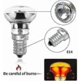 thumbnail image 4 of R39 E14 40w Lava Lamp Bulbs, Edison Screw Ses Reflector Small Lava Lamp Bulbs, Warm White 2800k R39 Dimmable (2 Pack) Fo, 4 of 5