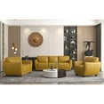 thumbnail image 3 of ACME Valeria Leather Chair in Mustard, 3 of 3