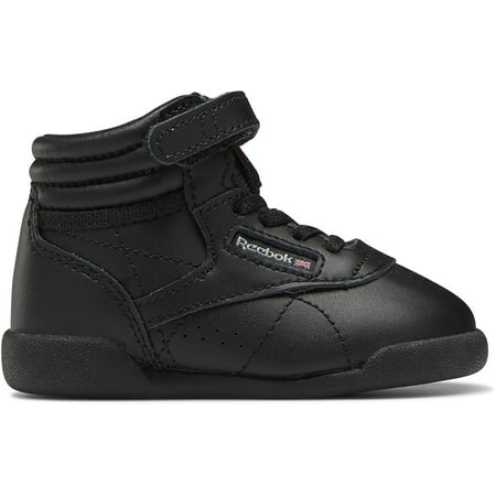 Toddler Girls Reebok Freestyle High Shoe Size: 7 Black - Black - Grey Fashion Sneakers