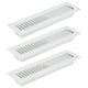 thumbnail image 1 of Uxcell Registro de Piso de 12 x 2 Pulgadas, 3pcs Cubierta de Ventilación de Aire de Alta Resistencia, Rejillas de Piso Ajustables, Blanca, 1 of 5