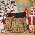 thumbnail image 6 of Wukai Dancing African Women Print Christmas Burlap Bags,Drawstring Christmas Burlap Goody Gift Candy Bags Xmas Burlap Treat Bags for Candy Wrapper Xmas Party Favors-Black, 6 of 8