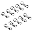 thumbnail image 1 of 10x Ganchos Mosquetón Accesorio para Acampar Pesca ejercicio, 1 of 8