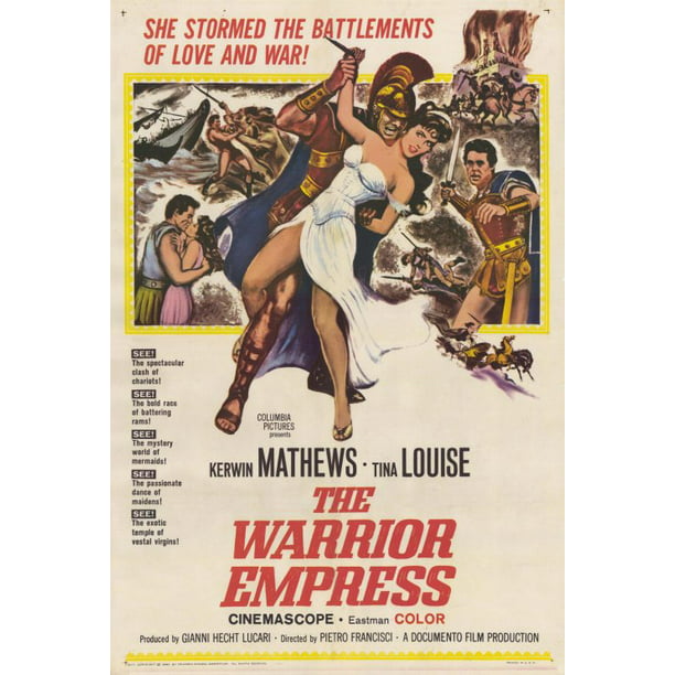 The Warrior Empress Poster Movie 27 X 40 In 69cm X 102cm Kerwin Mathews Tina Louise Enrico Maria Salerno Aldo Fiorelli Riccardo Garrone Antonio Battistella Walmart Com