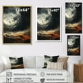 thumbnail image 4 of Designart "Grey Fury of the Tornado" Landscape & Nature Floater Framed Canvas Print, 4 of 7